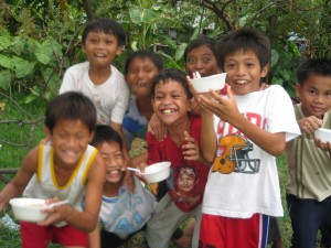 kids at the march meals program